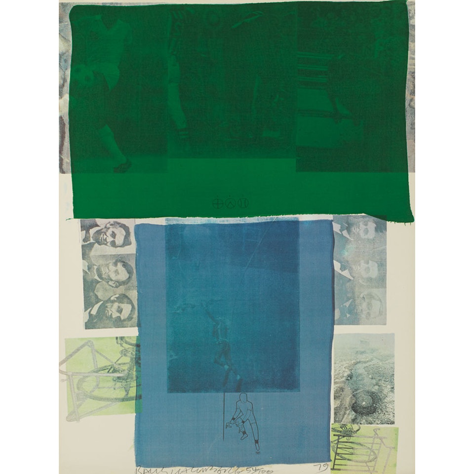 SHOOT FROM THE MAIN STEM by Robert Rauschenberg
