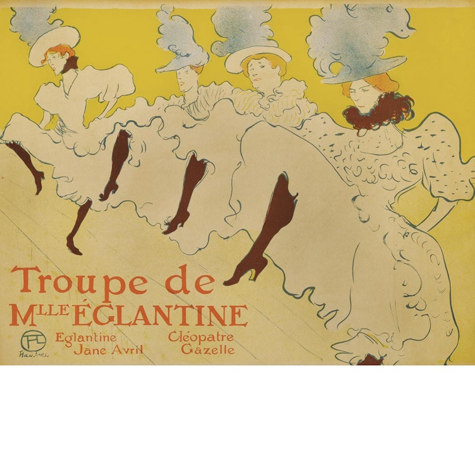 LA TROUPE DE MADEMOISELLE EGLANTINE (D. 361; A 198; W. P21) by Henri de Toulouse-Lautrec
