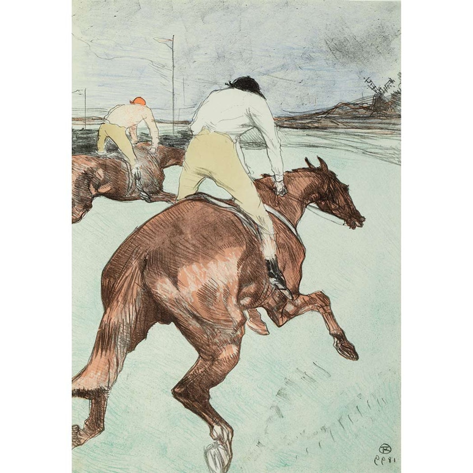 LE JOCKEY (D. 279; A. 365; W. 308) by Henri de Toulouse-Lautrec