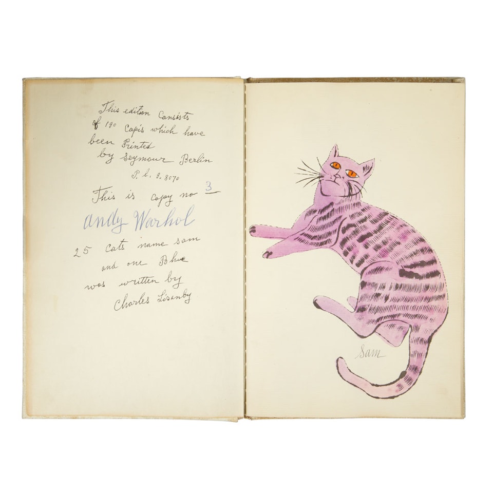 25 CATS NAME[D] SAM AND ONE BLUE PUSSY (FELDMAN/SCHELLMAN IV.52A-68A) by Andy Warhol