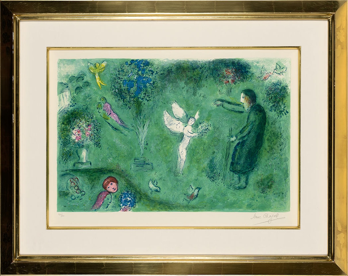 LE VERGER DE PHILETAS (M. 326) by Marc Chagall