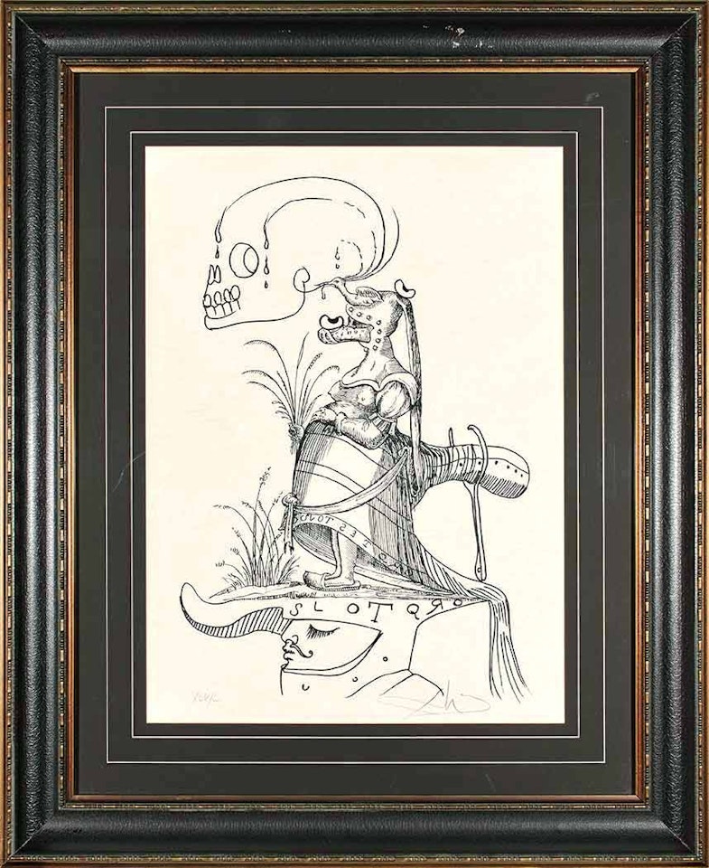 LES SONGES DRÔLATIQUES DE PANTAGREUL (F. 73-7) by Salvador Dali