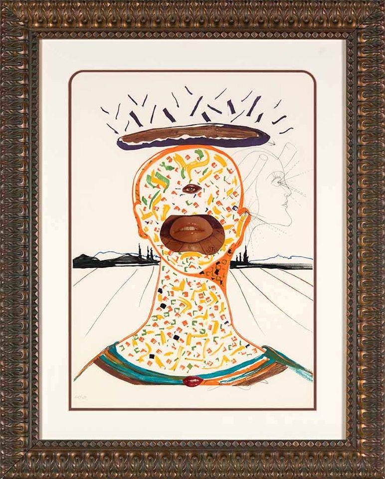 CYCLOPEAN MAKE-UP (F. 75-11F) by Salvador Dali