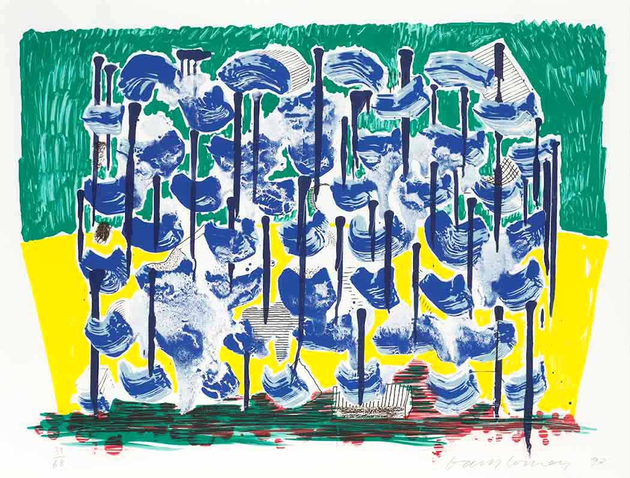 SLOW FOREST (M.C.A.T. 1603) by David Hockney