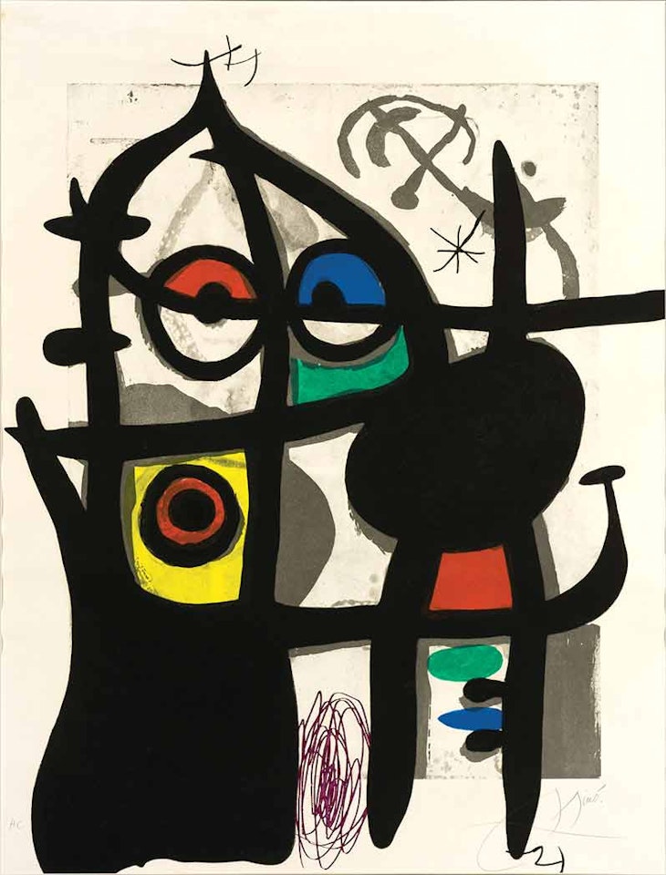 LA CAPTIVE (D. 489) by Joan Miró