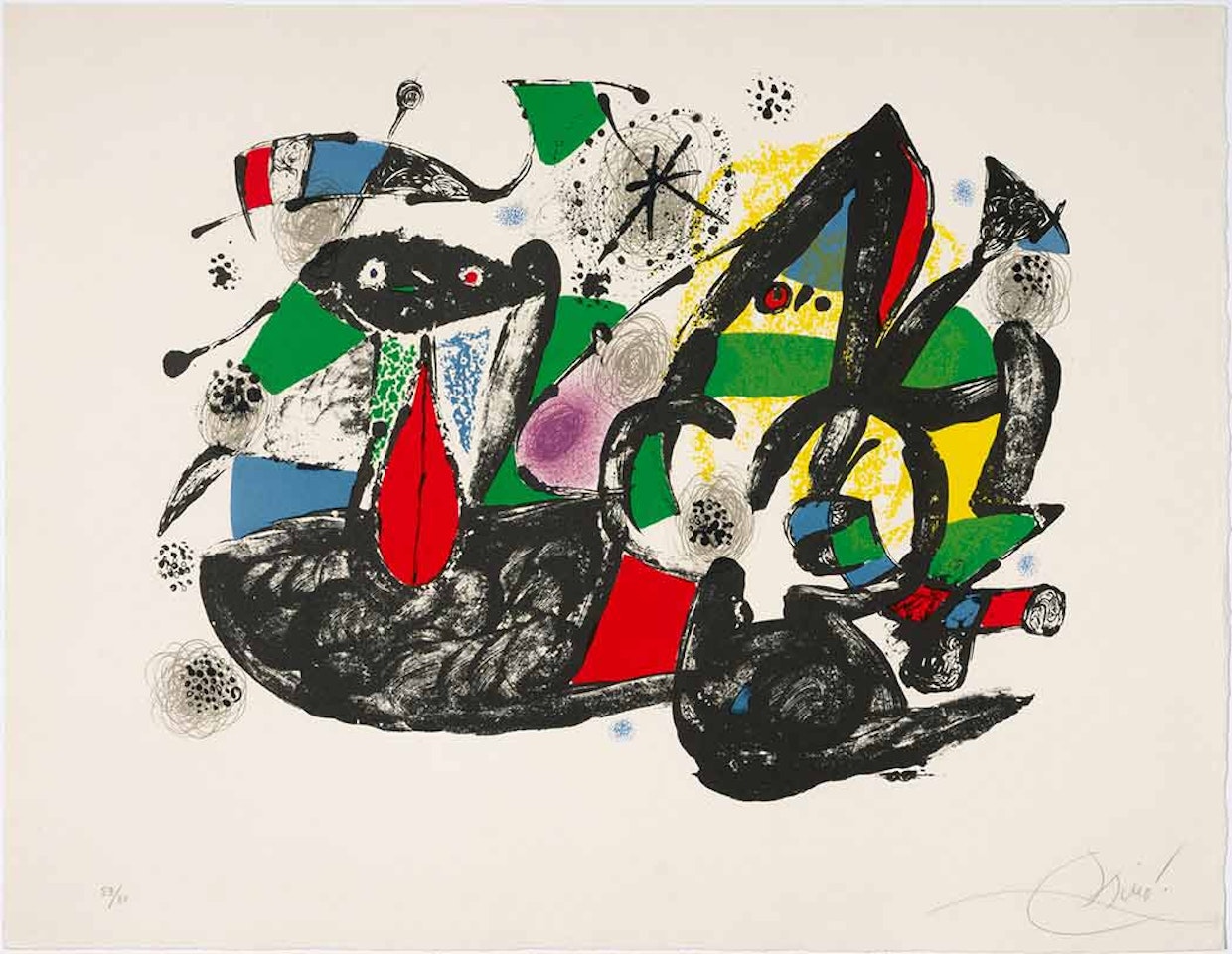 DOROTHEA TANNING (M. 929) by Joan Miró