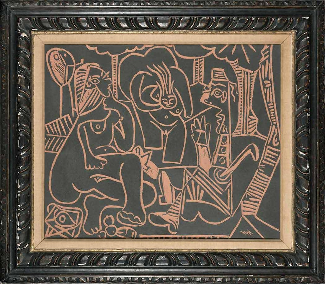 LE DÉJEUNER SUR L"HERBE (A.R. 517) by Pablo Picasso