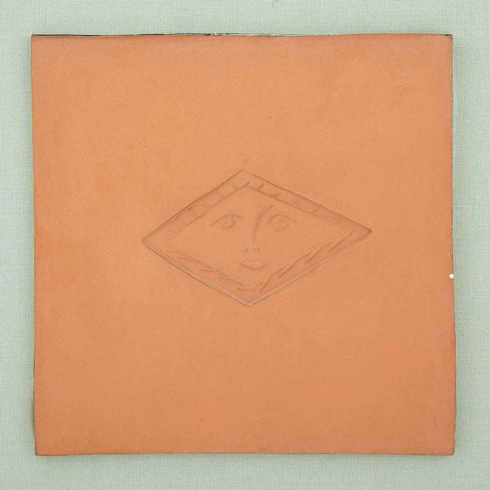 LOZENGE AU VISAGE (A.R. 627) by Pablo Picasso