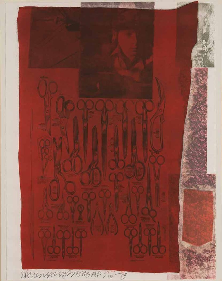 MORE DISTANT VISIBLE PART OF THE SEA by Robert Rauschenberg
