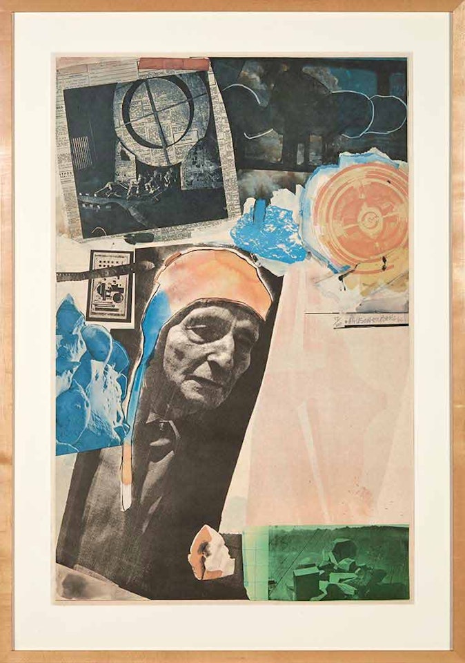 HOMAGE TO FREDERICK KIESLER (FOSTER 38) by Robert Rauschenberg