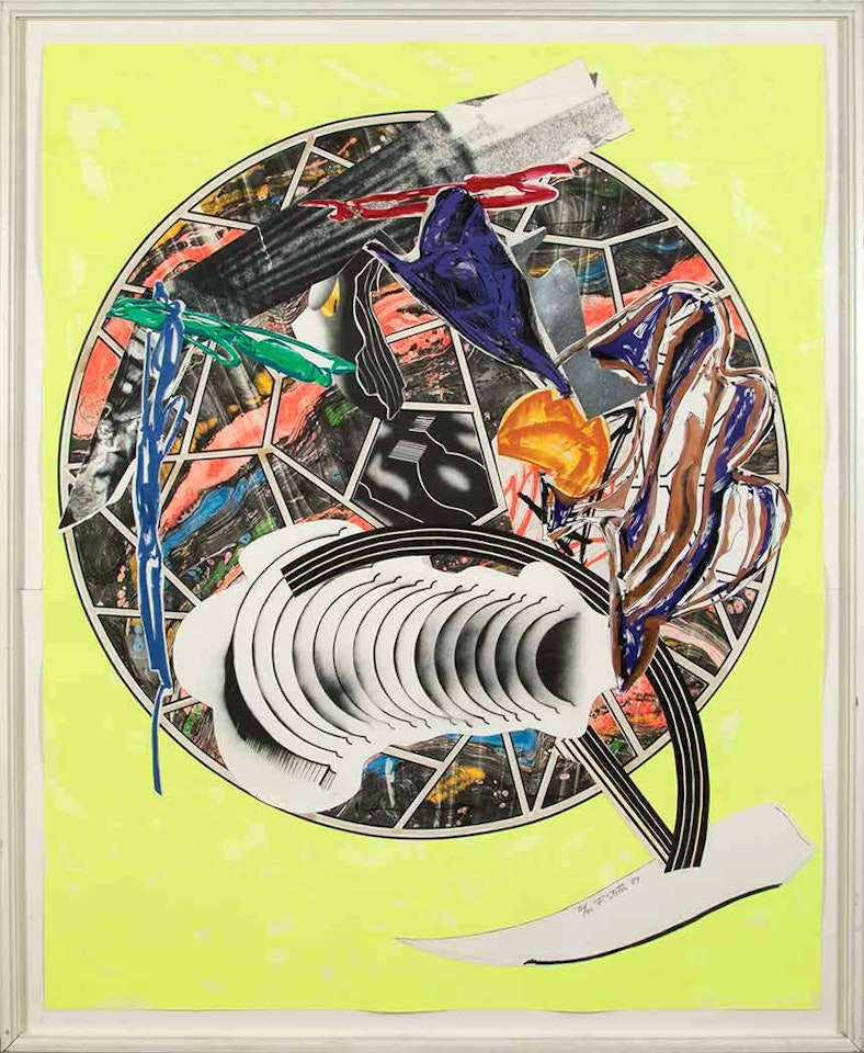 THE WHALE AS A DISH (WADDINGTON 6) by Frank Stella