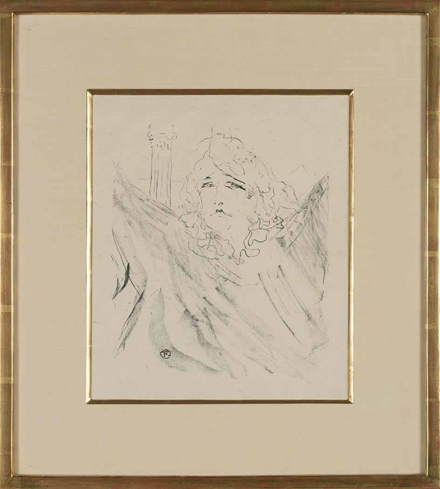 SARAH BERNHARDT; CLÉO DE MÉRODE; LUCIEN GUITRY (D. 150, 152, 155; A. 166, 174, 177; W. 249, 258, 259) by Henri de Toulouse-Lautrec