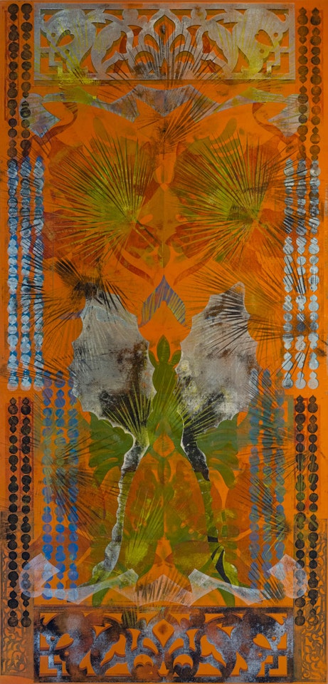 Entrance with Palms by Philip Taaffe