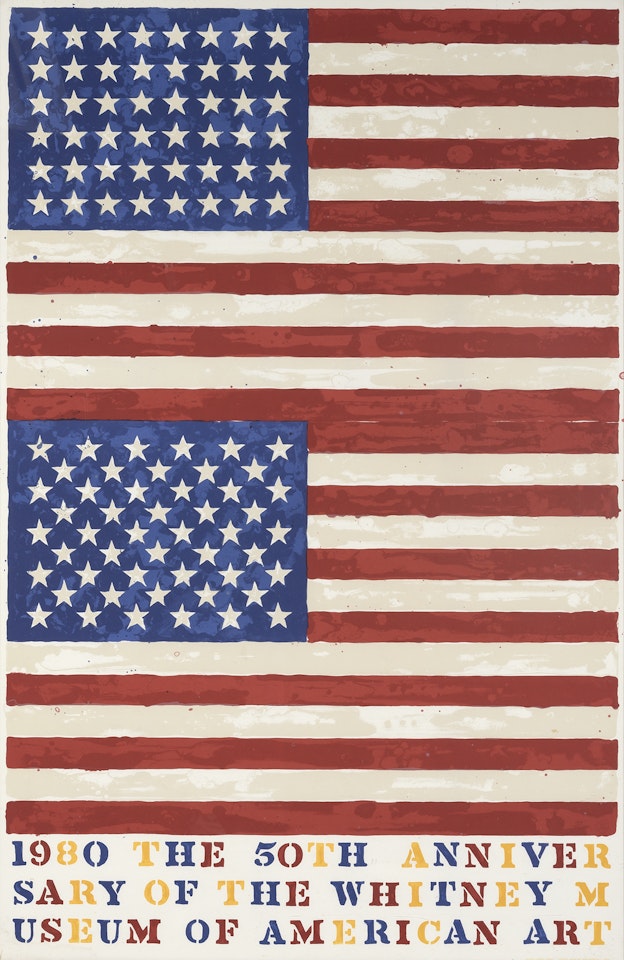 TWO FLAGS (WHITNEY ANNIVERSARY) (ULAE 207) by Jasper Johns