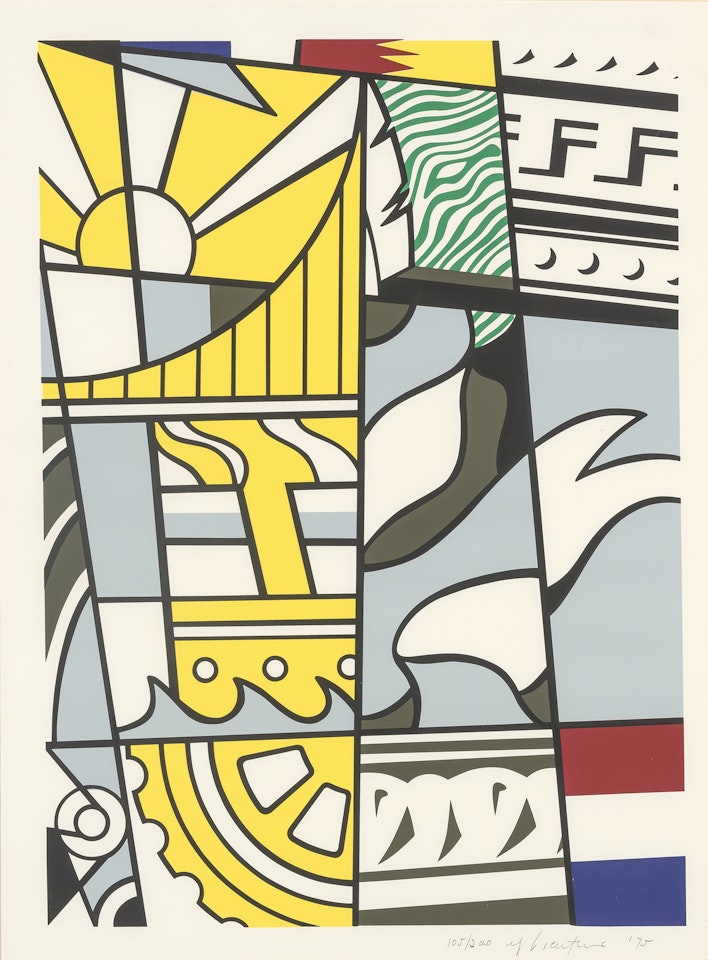 BICENTENNIAL PRINT (CORLETT 136) by Roy Lichtenstein