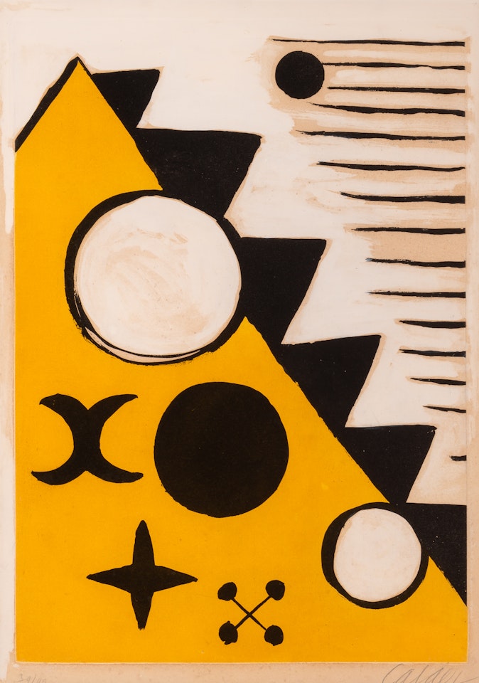 LA SCIE ET LES BOULES by Alexander Calder