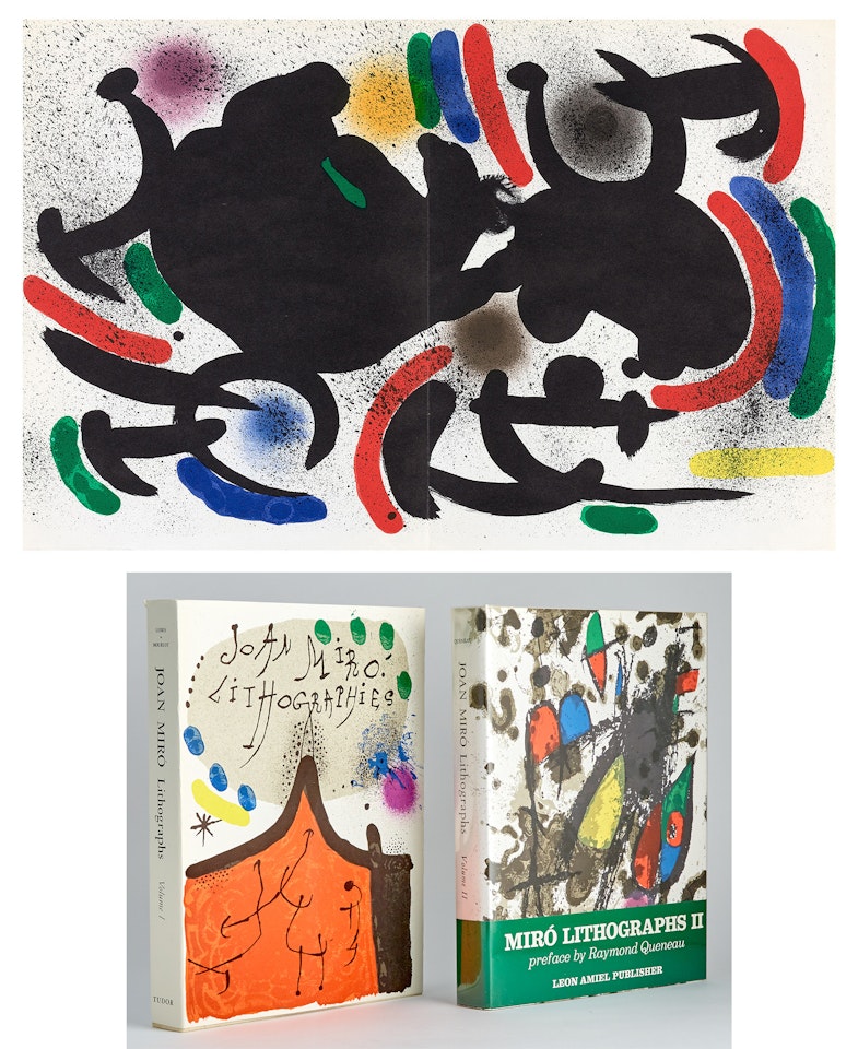 MIRÓ LITHOGRAPHS I-II (SEE CRAMER BOOKS 160; 198) by Joan Miró