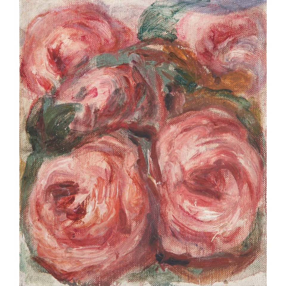 L"Etude de Cinq Roses by Pierre-Auguste Renoir