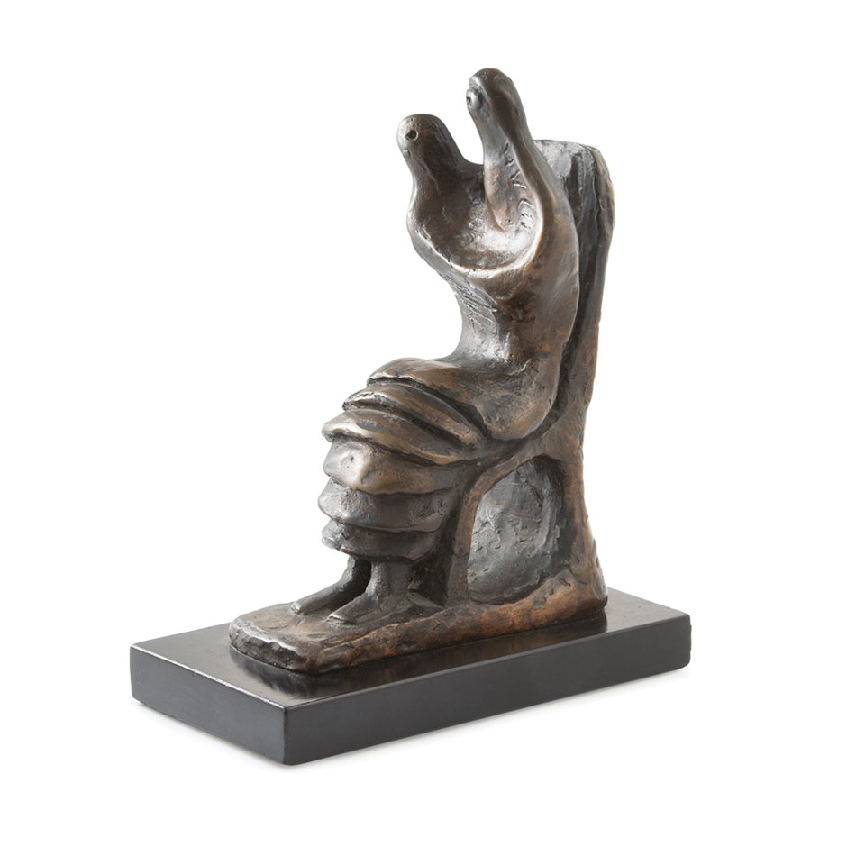 Mother and Child: Petal Skirt by Henry Moore