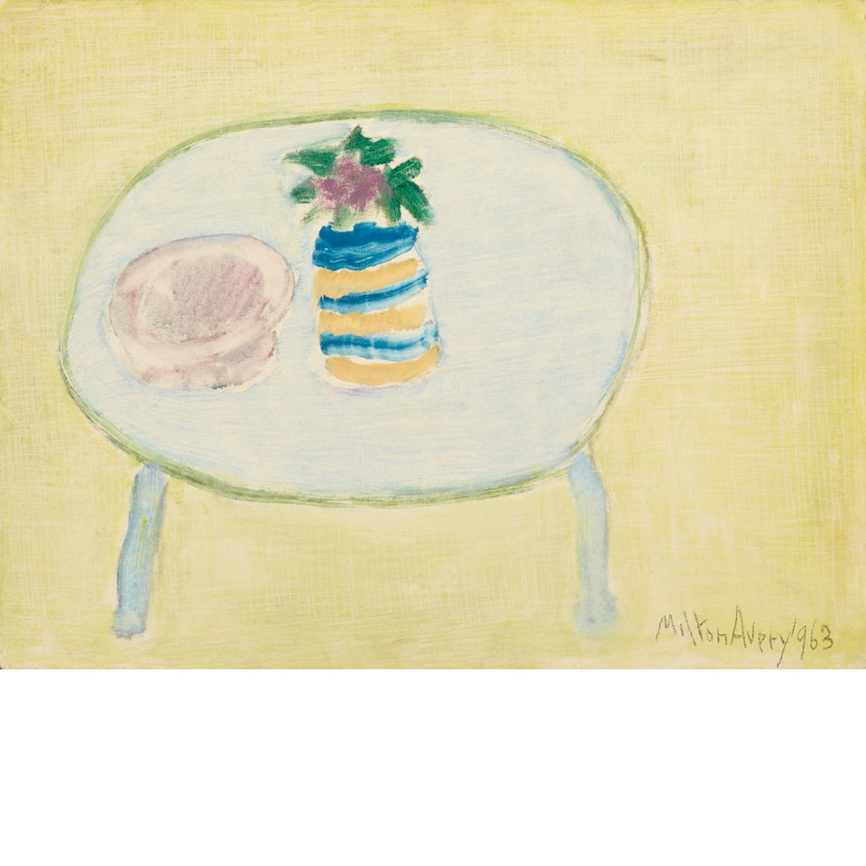 Lone Flower by Milton Avery