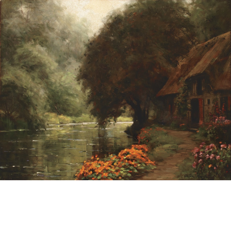 Cottage by the Water by Louis Aston Knight