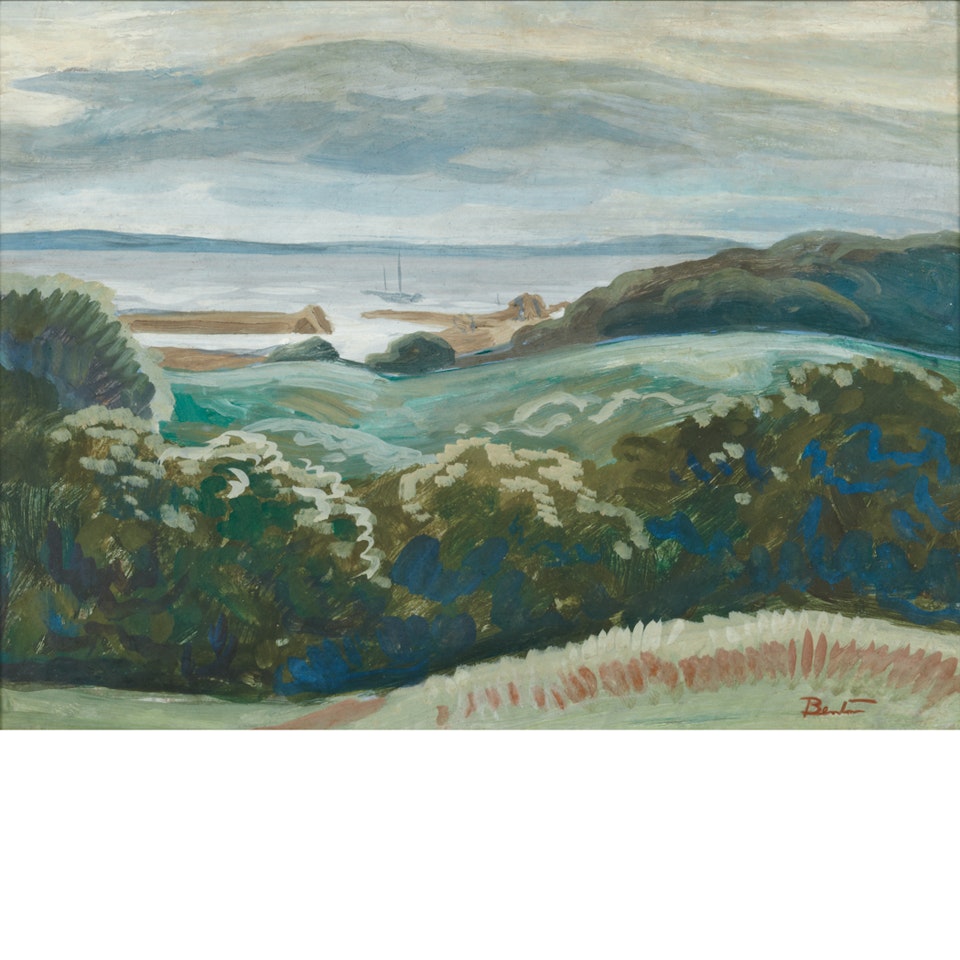 Menemsha Bight, Martha"s Vineyard by Thomas Hart Benton