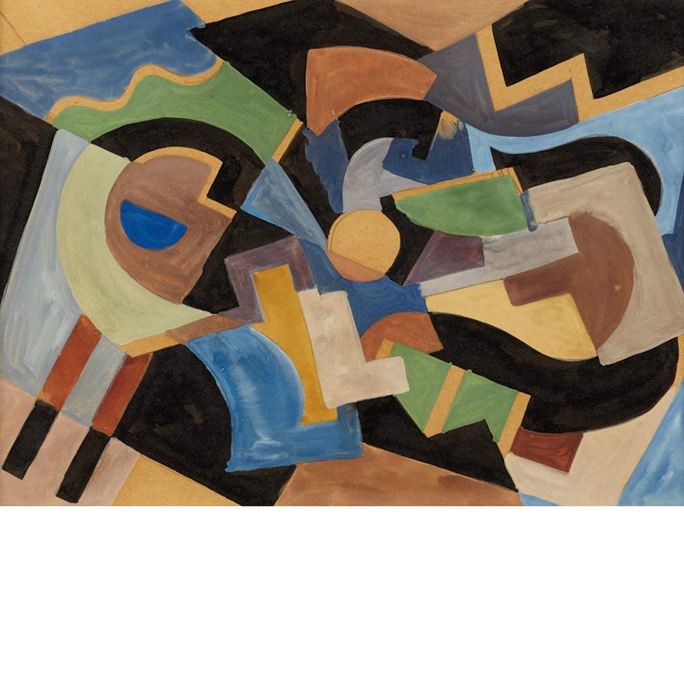 Abstract and Female Nude: a double sided work by Jan Matulka