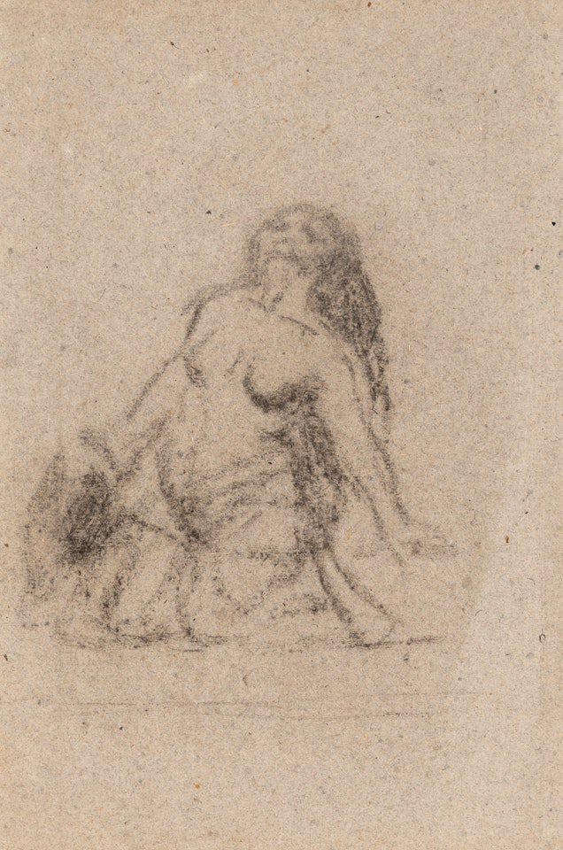 Sainte Madeleine [en prière]: a double-sided work by Honoré Daumier