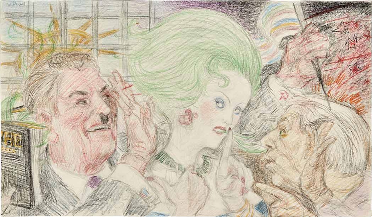 Kunisada Chez, #2 Nous (Study for See No Evil, Speak No Evil) by Paul Cadmus