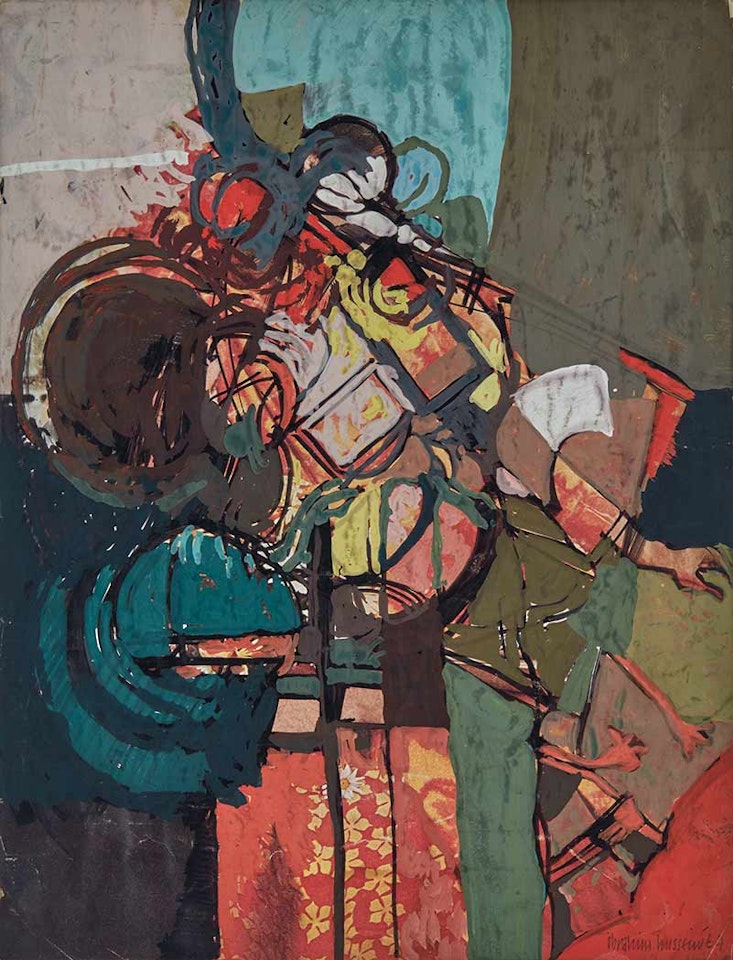 Man and Zoo by Ibrahim Hussein