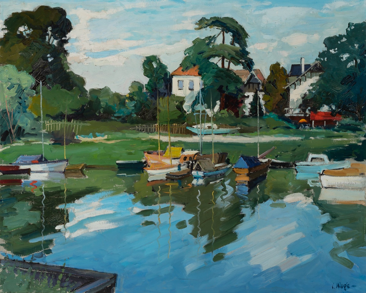 Les Bateaux de Plaisance a Chatou by Constantin Kluge