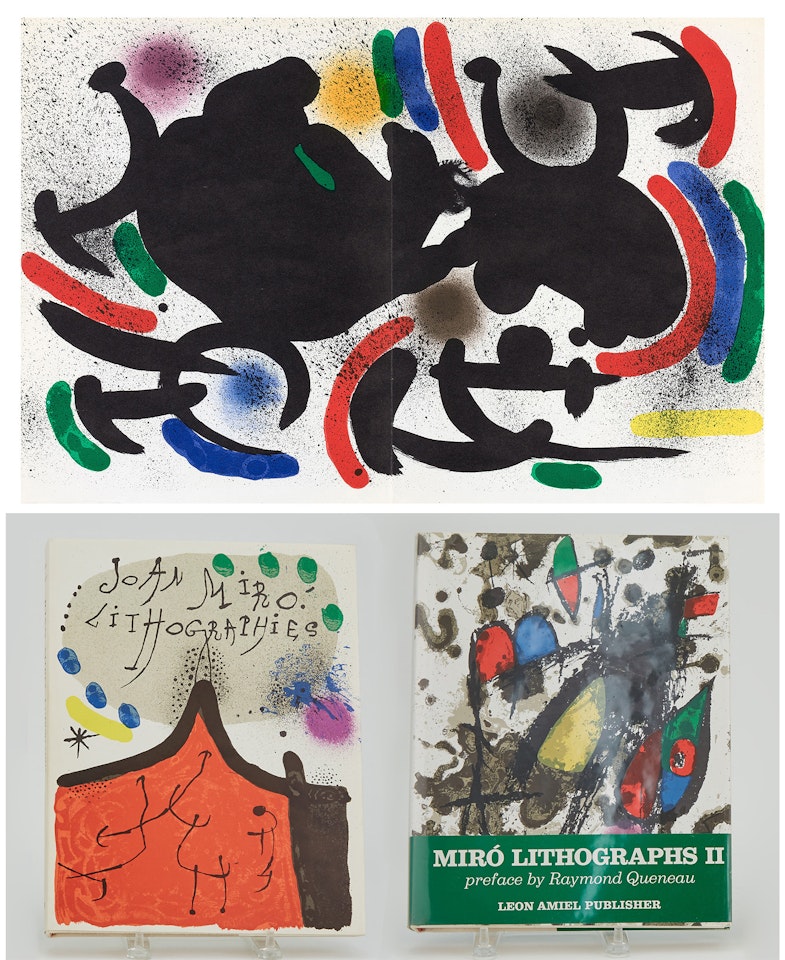 MIRÓ LITHOGRAPHS I-II (SEE CRAMER BOOKS 160; 198) by Joan Miró