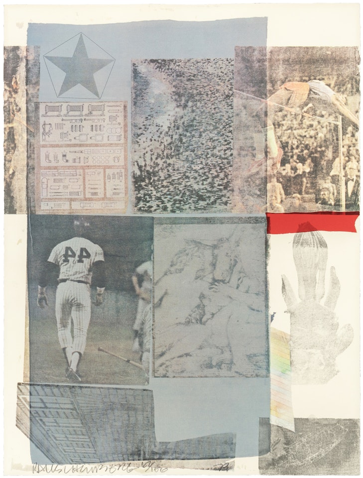 BACK OUT (SCHWARZ 1979.32) by Robert Rauschenberg