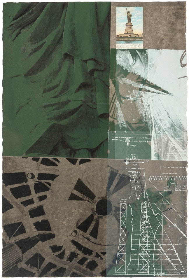 STATUE OF LIBERTY by Robert Rauschenberg