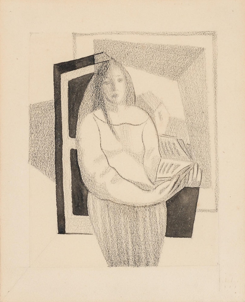 Femme au Livre by Juan Gris