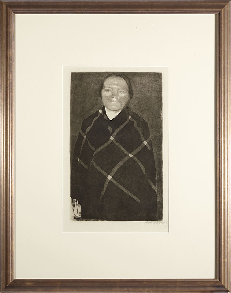 SCHWANGERE FRAU (K. 108; KN. 111) by Kathe Kollwitz