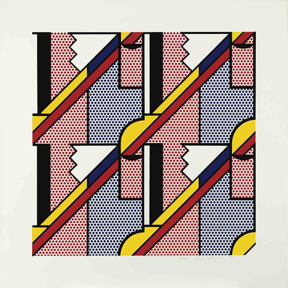 MODERN PRINT (C. 103) by Roy Lichtenstein