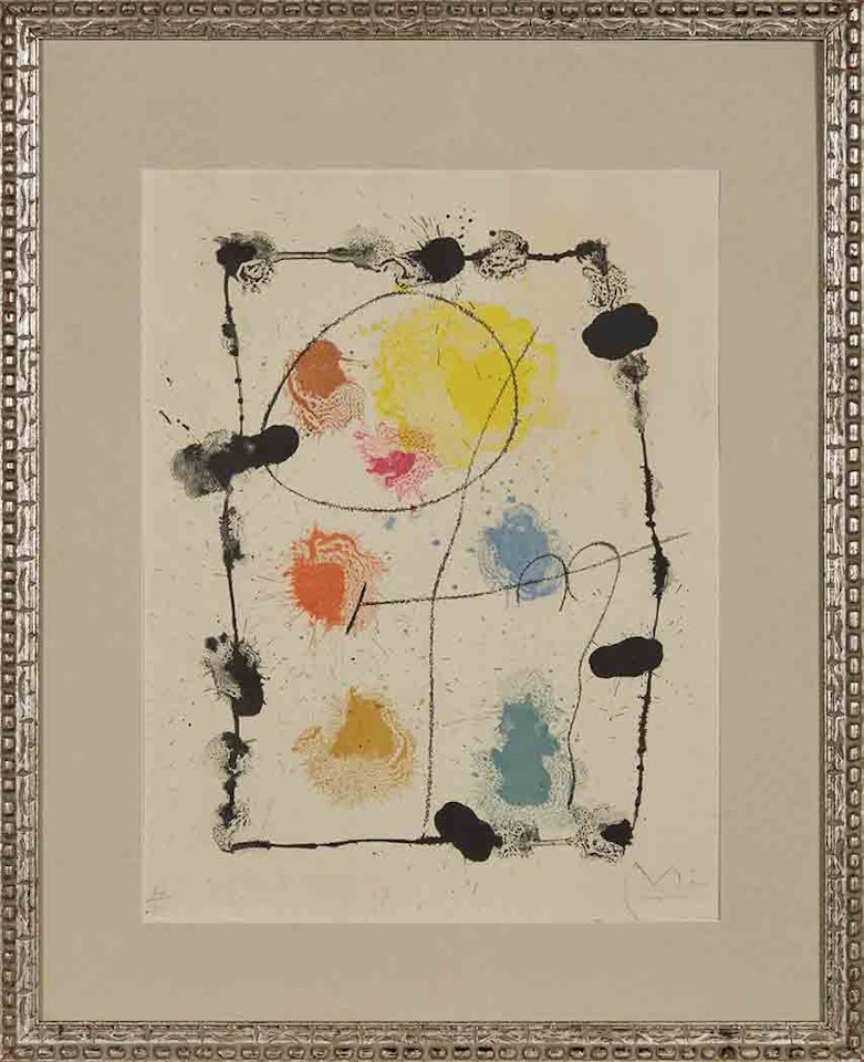JE TRAVAILLE COMME UN JARDINIER (M. 285) by Joan Miró