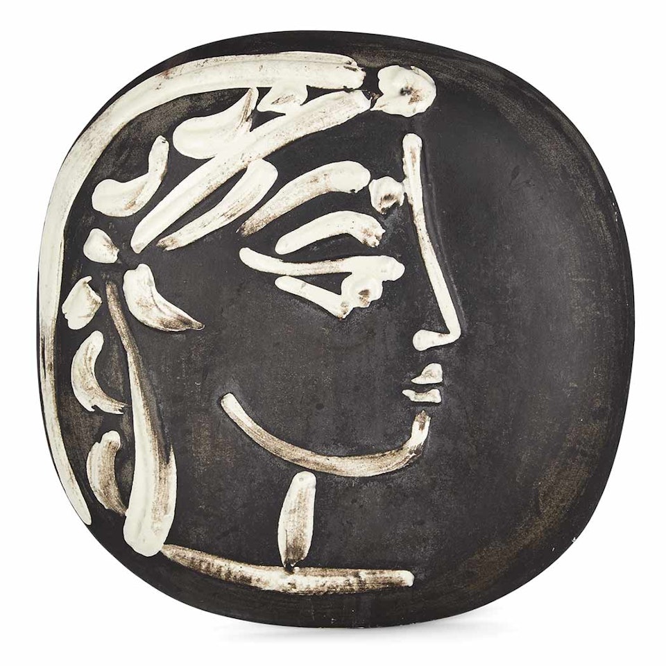 PROFIL DE JACQUELINE (A.R. 385) by Pablo Picasso