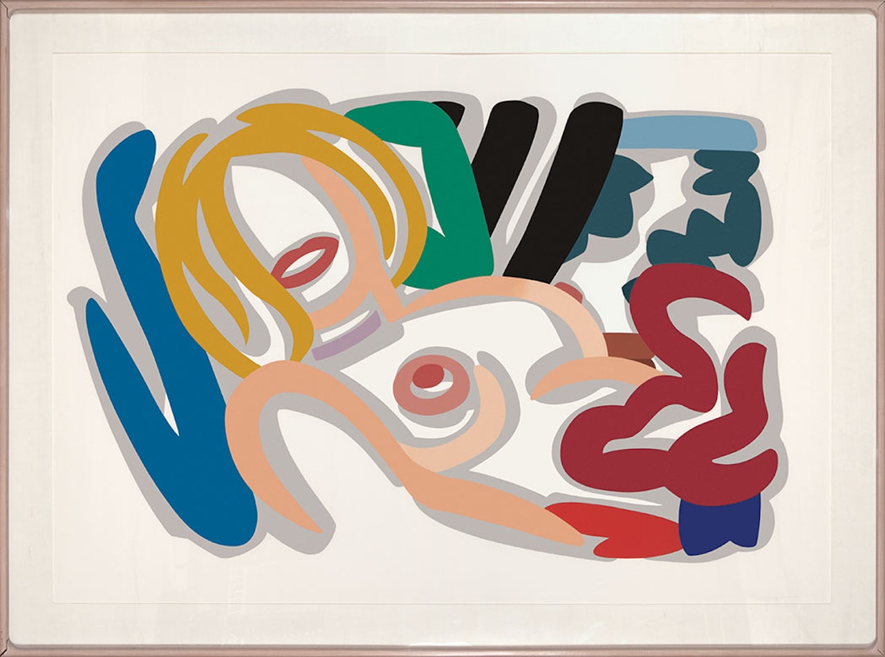 BIG BLONDE WITH CHOKER by Tom Wesselmann