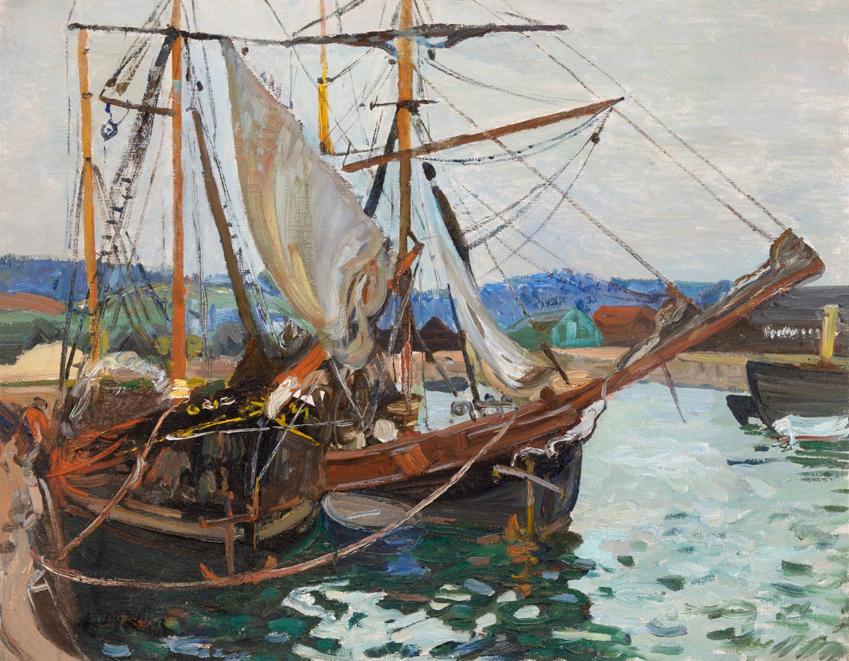 Fishing Boats, Gloucester by Hayley Lever
