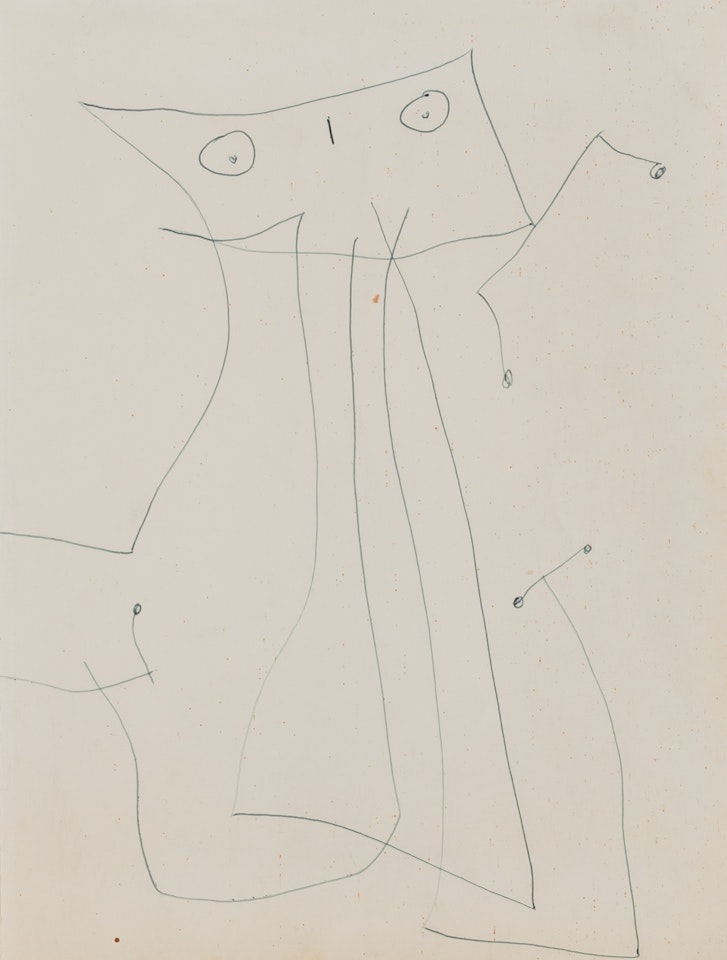 Untitled (Head) : a double-sided work by Joan Miró