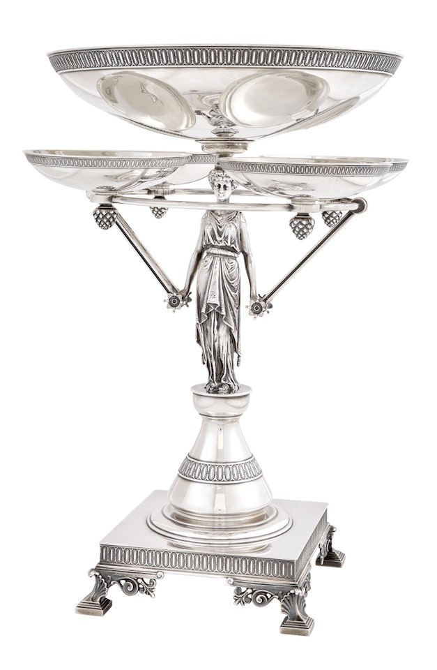 Sterling Silver Figural Centerpiece by Tiffany & Co.