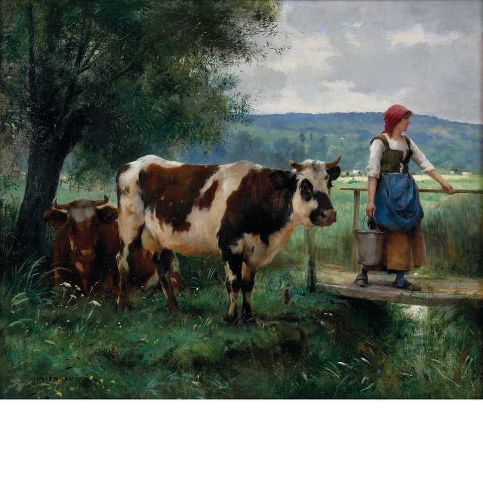 The Milkmaid by Julien Dupré