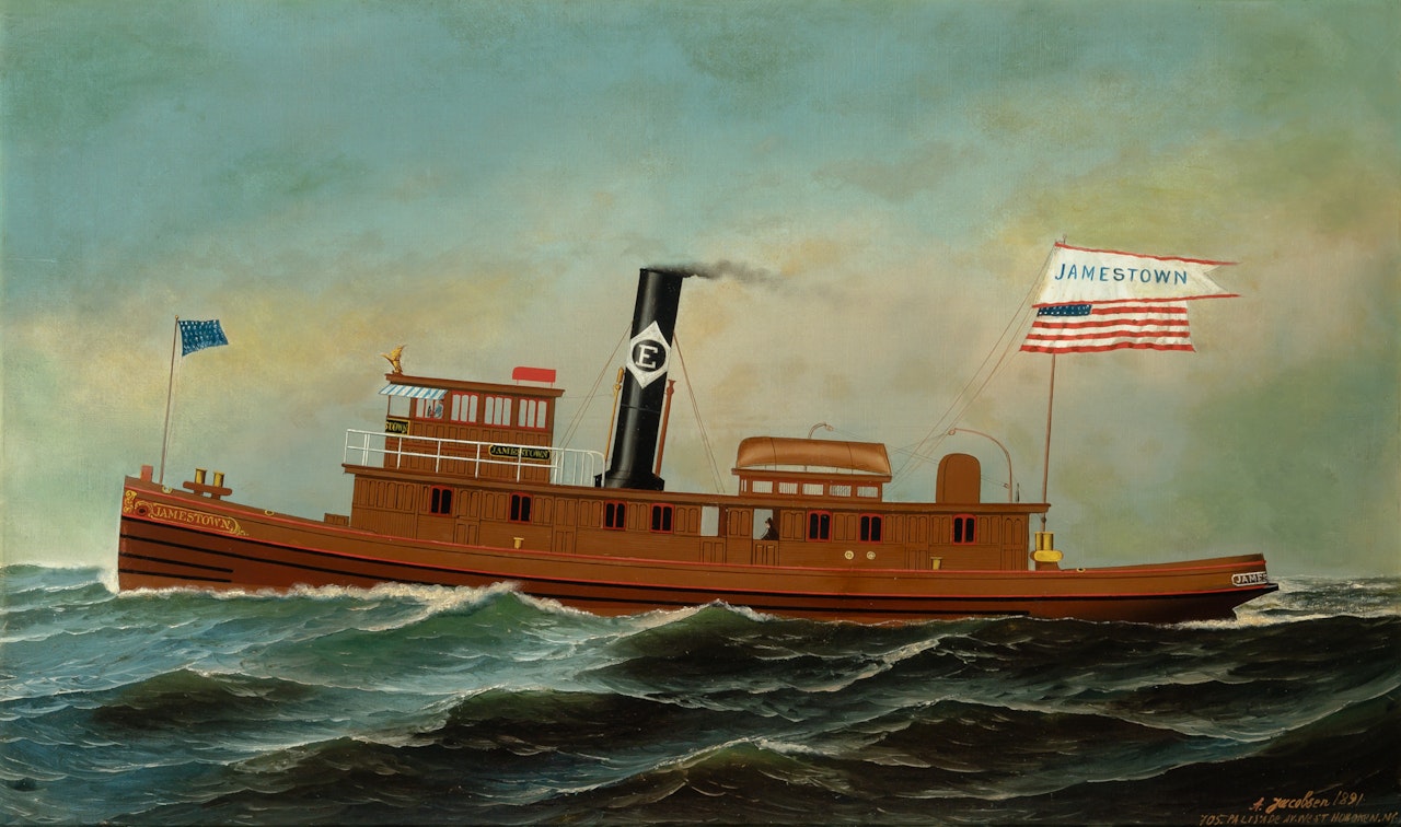 The Tug Jamestown by Antonio Jacobsen