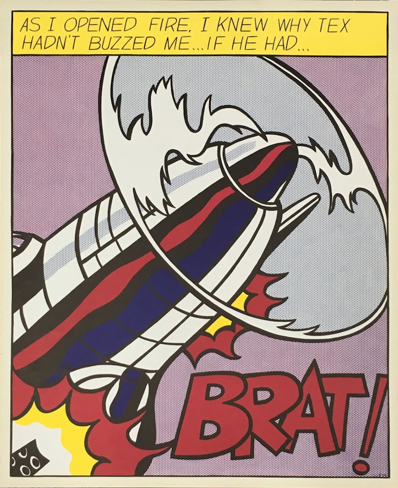 AS I OPENED FIRE (CORLETT APP. 5) by Roy Lichtenstein