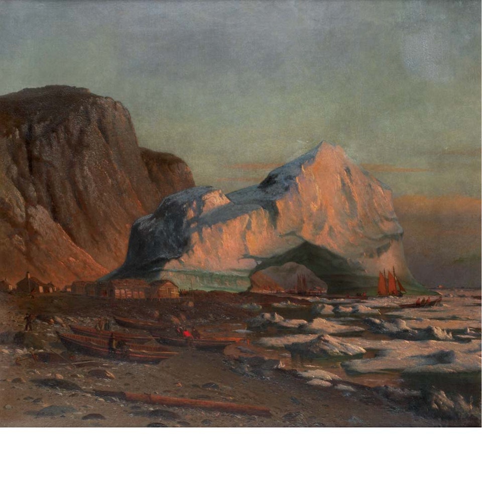 The Ice Gate at Cape St. Michael by William Bradford