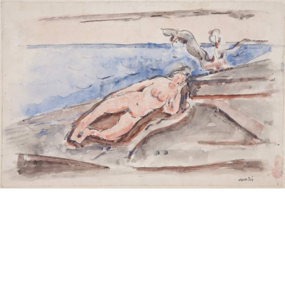 Nude on a Beach by John Marin