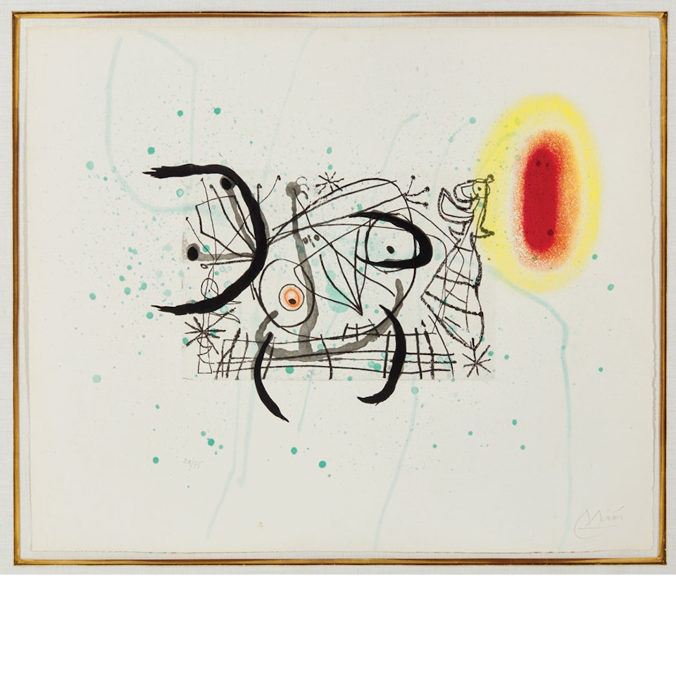 FISSURES (D. 475) by Joan Miró