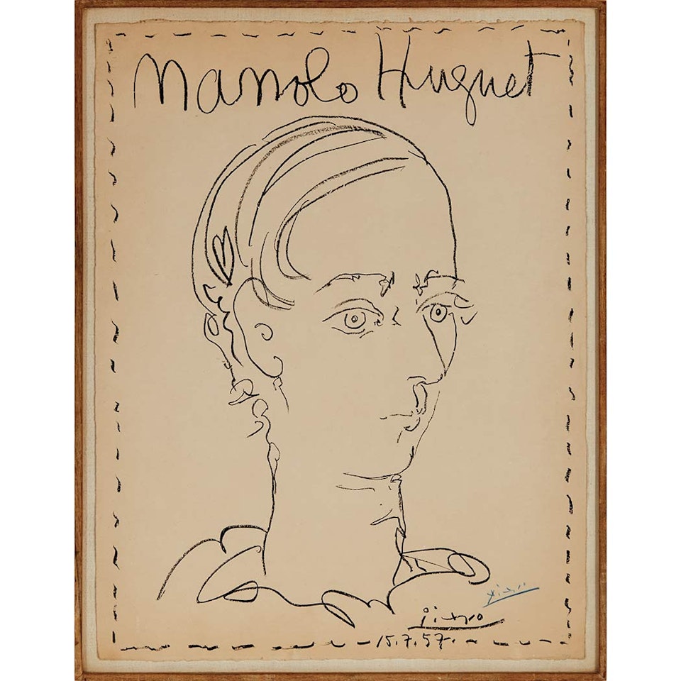 MANOLOA HUGUET, AFFICHE POUR LE MUSEE DE CERET (B. 1278; M. 301) by Pablo Picasso